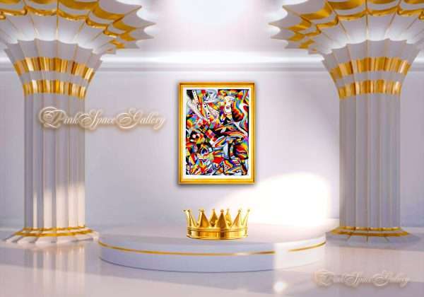 Royal Luxury Elite Visual Dimensionalism Painting WWW.PINKSPACEGALLERY.COM