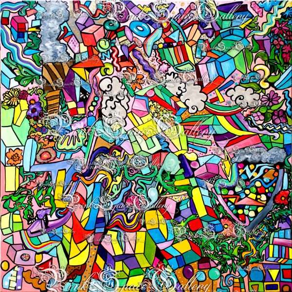 Life at High Frequency Elite Luxury Painting Pink Space Gallery