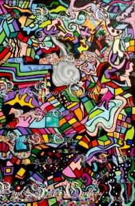 Luxury Painting Secret Place by Yasha Marshall Pink Space Gallery