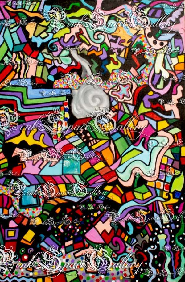 Luxury Painting Secret Place by Yasha Marshall Pink Space Gallery