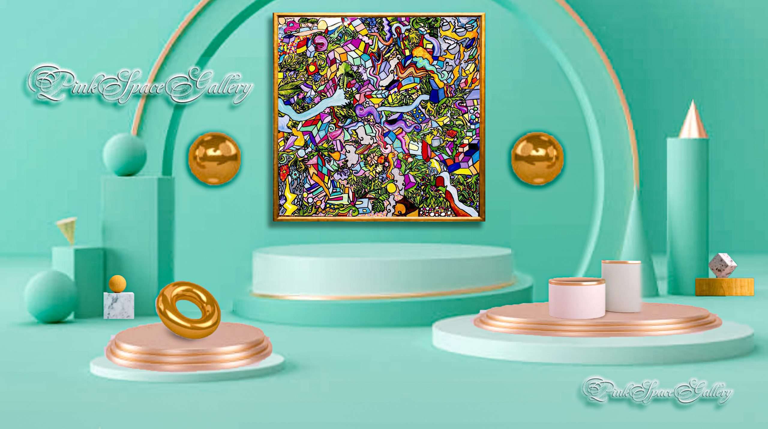 New Visual Dimensional Luxury PinkSkaceGallery.com YashaTheArtist