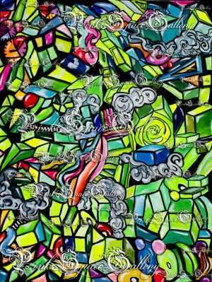 Mysteries of Time Luxury Painting Wall Art Yasha Marshall