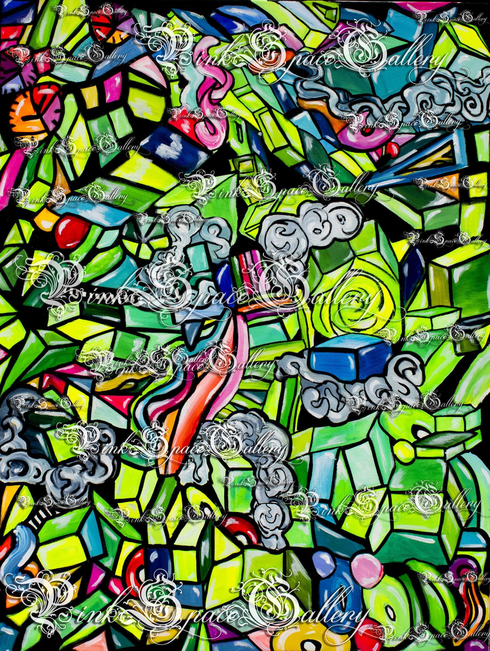Mysteries of Time Luxury Painting Wall Art Yasha Marshall