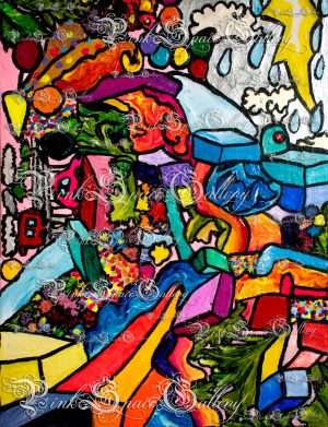 Luxury Art Thunder Cloud By Yasha Marshall at Pink Space Gallery